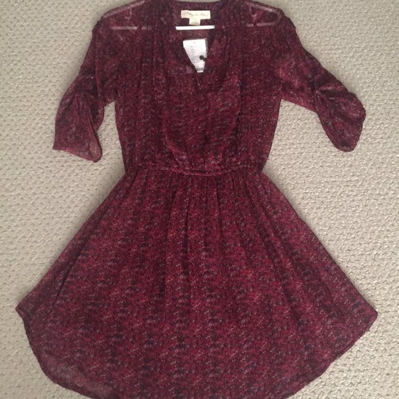 Anthropologie Staring at Stars Sheer Dress - Picture 8 of 8